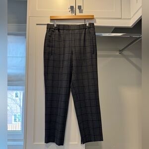 Wilfred Women’s Grey and Blue Plaid Pants